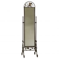 Welcome Home Accents Metal Floor Standing Cheval Mirror