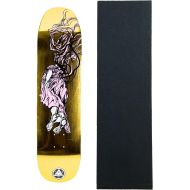 Welcome Skateboards Welcome Skateboard Deck Transcend on Son of Moontrimmer Gold Foil 8.25 x 32.125 with Grip