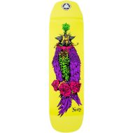 Welcome Skateboards Welcome Peregrine Nora Vasconcellos Pro Model On A Wicked Princess Skateboard Deck - Neon Yellow - 8.125