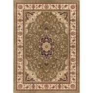 Well Woven Barclay Medallion Kashan Green Traditional Area Rug 23 X 311