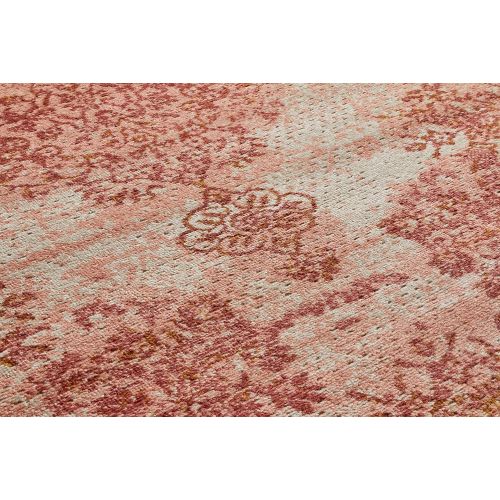  Well Woven FI-10-7 Firenze Cannes Modern Vintage Ethnic Medallion Distressed Pink Area Rug 710 x 910