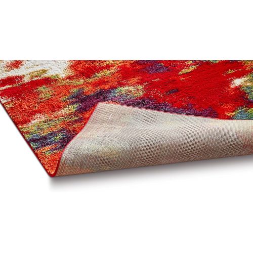  Well Woven TR-50-4 Tribal Rhapsody Consta Modern Abstract Paint Splash Multi Area Rug 311 x 53