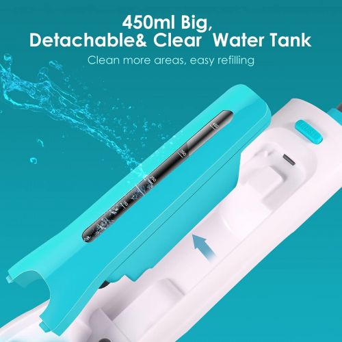  [아마존베스트]Wellcows Steam Mop,12 in 1 Convenient Detachable Handheld Steam Cleaner for Hardwood,Tiles,Carpet with Multifunctional Tools,1200W Handheld Steamer for Home,Kitchen,Garment and Fur