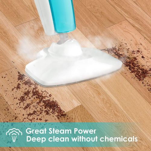  [아마존베스트]Wellcows Steam Mop,12 in 1 Convenient Detachable Handheld Steam Cleaner for Hardwood,Tiles,Carpet with Multifunctional Tools,1200W Handheld Steamer for Home,Kitchen,Garment and Fur