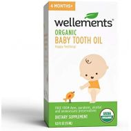 [아마존베스트]Wellements Organic Baby Tooth Oil, 0.5 Fl Oz, Promotes Happy Teething, Free from Dyes, Parabens,...