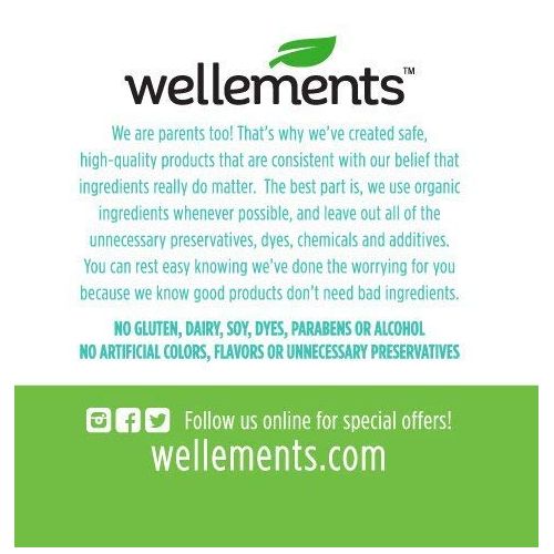  [아마존베스트]Wellements Organic Baby Chest & Foot Rub, 2 Fl Oz, Eucalyptus and Lavender, Free from Dyes,...