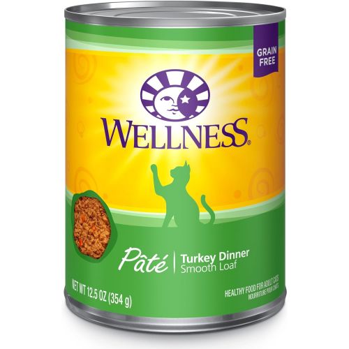  Wellness Natural Pet Food Wellness Complete Health Natural Grain Free Wet Canned Cat Food Pate Recipe Turkey Pate