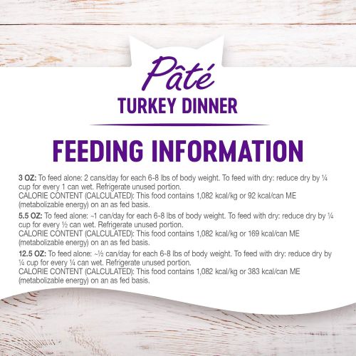  Wellness Natural Pet Food Wellness Complete Health Natural Grain Free Wet Canned Cat Food Pate Recipe Turkey Pate