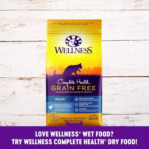  Wellness Natural Pet Food Wellness Complete Health Natural Grain Free Wet Canned Cat Food Pate Recipe Turkey Pate