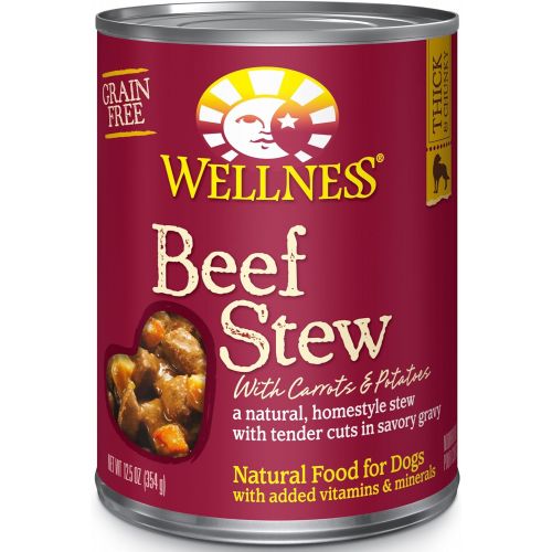  Wellness Natural Pet Food Wellness Thick & Chunky Natural Wet Grain Free Canned Dog Food