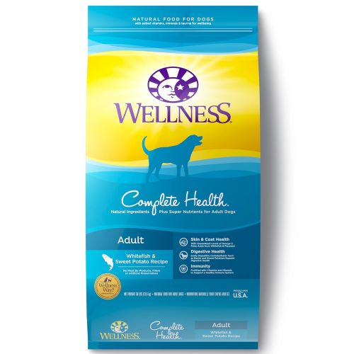  Wellness Natural Pet Food Wellness Complete Health Natural Dry Dog Food, Whitefish & Sweet Potato