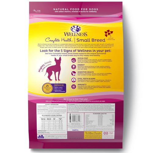  Wellness Natural Pet Food Wellness Complete Health Natural Dry Small Breed Dog Food Small Breed Turkey & Oatmeal