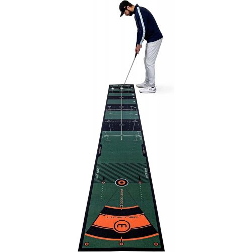  WELLPUTT - Golf Putting Training Mat - 13ft Green