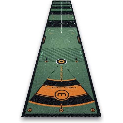  WELLPUTT - Golf Putting Training Mat - 13ft Green