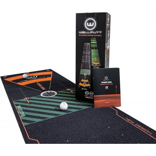  [아마존베스트]WellPutt Golf Wellputt Mat 13ft black - Golf training putting mat