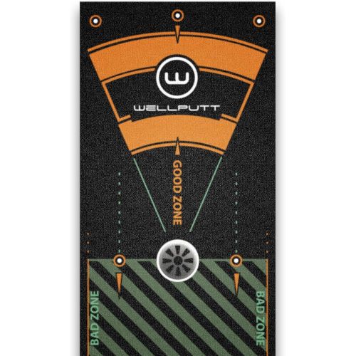  [아마존베스트]WellPutt Golf Wellputt Mat 13ft black - Golf training putting mat