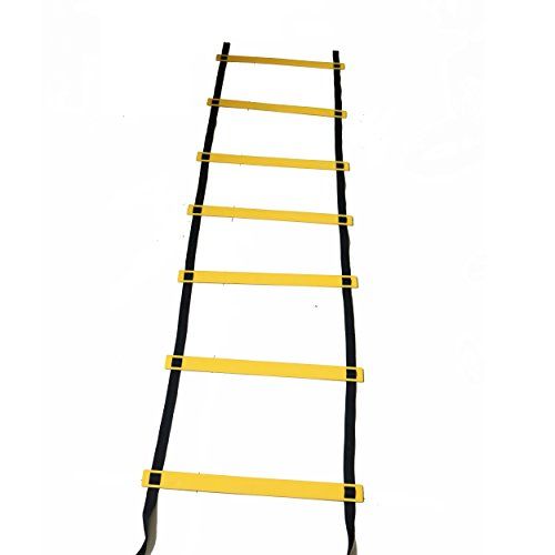  wellsem Footwork Ladder Agility Ladder with Ladder Bag, High Intensity Speed Ladder Best Football Drills Agility Equipment for Agility Training and More