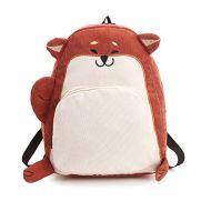Welroom Laptop Backpack, Shiba Inu Pattern Travel School Backpack with Double-Zipper Closure College School Bag for Teen