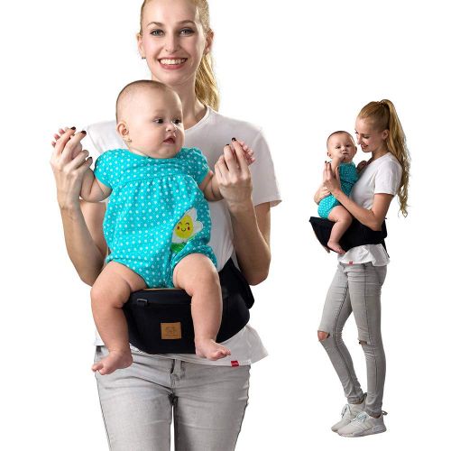  Welroom Ergonomic Baby Carrier, 6 Comfortable Positions Soft & Breathable Convertible Baby Backpack Carrier...