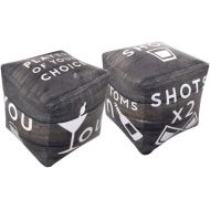 Wembley Giant Inflatable Dice Adult Drinking Game, Set of 2, 10 Inches