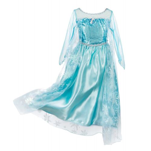  Wenge Little Girls Snow Queen Costume Princess Elsa Fancy Dress Costume