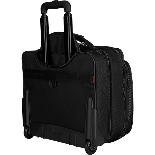  [아마존베스트]Wenger Swissgear Granada Rolling Case Nylon for Upto 17-Inch Notebooks - Black