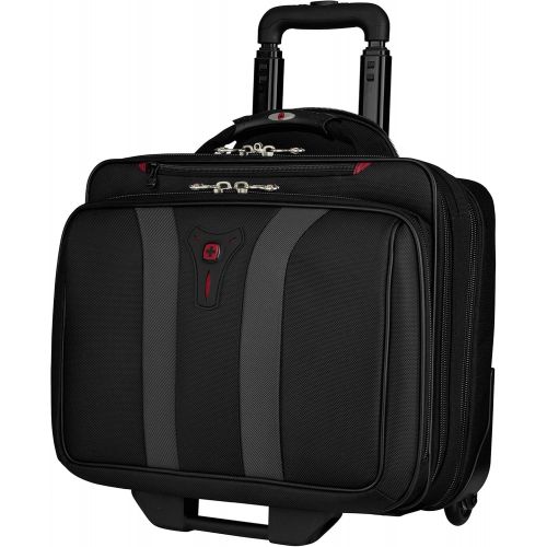  [아마존베스트]Wenger Swissgear Granada Rolling Case Nylon for Upto 17-Inch Notebooks - Black