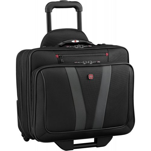  Wenger Luggage Granada Pro 15.6 Wheeled Laptop Case Bag, Black, One Size