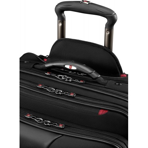  Wenger Luggage Patriot Ii 2-Piece 15.6 Wheeled Business Set Laptop Bag, Black, One Size