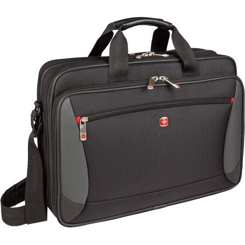  Wenger Luggage Mainframe 15.6 Laptop Brief Bag, Black, One Size
