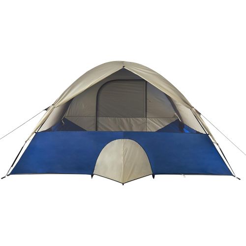  Wenzel Tamarack 6 Person Dome Camping Tent for Car Camping, Traveling, Festivals, More