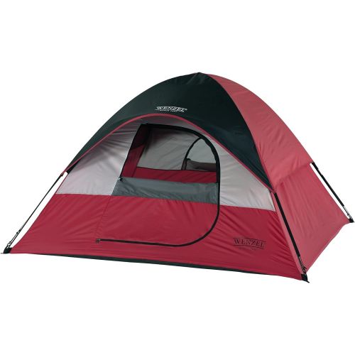  Wenzel Twin Peaks Sport Dome Tent, Red/Black