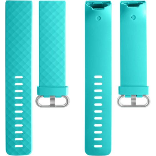  Wepro Waterproof Bands Compatible with Fitbit Charge 3 and Charge 3 SE, 3-Pack Replacement for Women Men, Small, Large