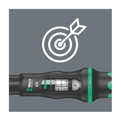  Wera Tools Click-Torque C4 Torque wrench Drive 60-300 Nm