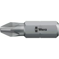 Wera - 5072082001 Series 1 855/1 Z Sheet Metal Bit, Pozidriv PZ 2 Head x 25mm Blade (Pack of 10)