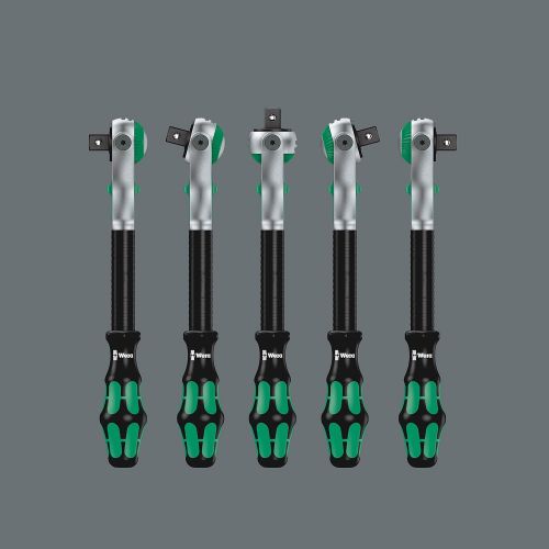  Wera 05004076001 8100 SC 6 Zyklop Metric Speed Ratchet Set, 25 Piece, 12 Drive