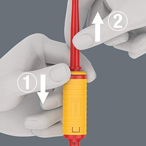  Wera 05059291001 Kraftform KompaktVDE Torque, 1.2-3.0 Nm, 15 Pieces