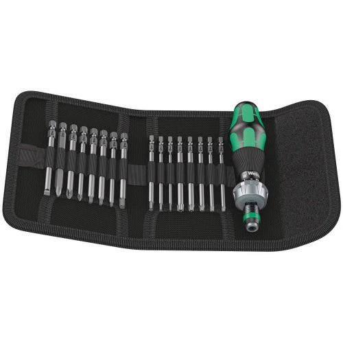  Wera Kraftform Kompakt 60 RA Ratcheting Screwdriver Set, 17-Piece