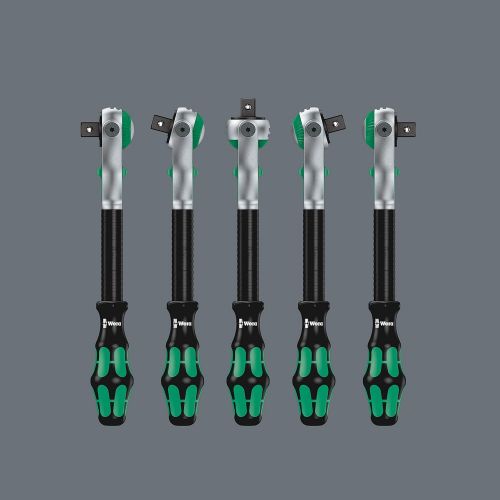  Wera 05160785001 8100 SaSc 2 Zyklop Speed Ratchet Set, 14 Drive and 12 Drive, Metric, 43 Pieces