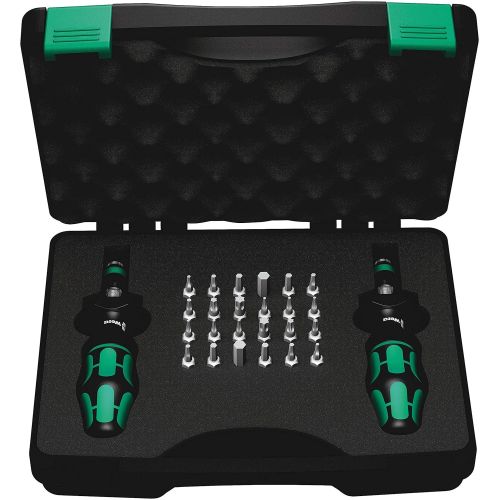  Wera Kraftform 744041 Torque Screwdriver 0.3-3.0 Nm and Bit Set, 26-Piece