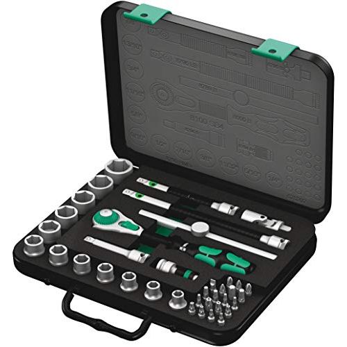  Wera Zyklop 8100 SB 4 38-Inch SAE Ratchet Set, 38-Piece