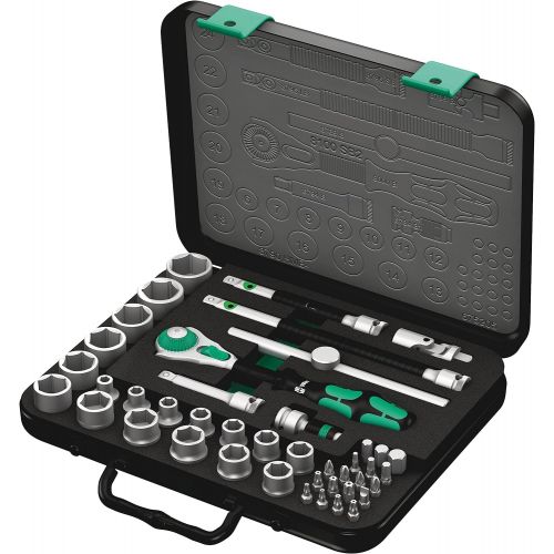  Wera 8100 SB 2 Zyklop 38 Metric Ratchet Set ( Piece of 43)