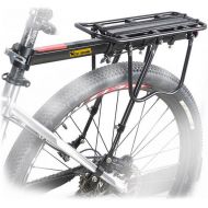 West Biking 110Lb Capacity Almost Universal Adjustable Bike Cargo Rack Cycling Equipment Stand Footstock Bicycle Luggage Carrier Racks with Reflective Logo