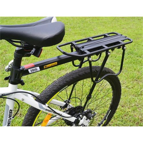  West Biking 110Lb Capacity Almost Universal Adjustable Bike Cargo Rack Cycling Equipment Stand Footstock Bicycle Luggage Carrier Racks with Reflective Logo