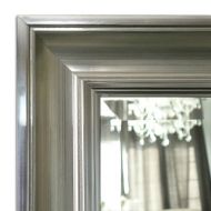 West Frames Paris Rectangle Decorative Wood Frame Wall Mirror (Silver Gold, 29 x 35)