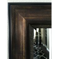 West Frames Tuscany Dark Brown Gold Finish Framed Wall Mounted Mirror (38 x 56)