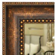 West Frames Rancho Rectangle Bathroom Vanity Framed Wall Mirror (Bronze Gold, 31 x 55)