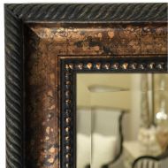 West Frames Santino Framed Bathroom Vanity Decorative Wall Mirror (Bronze Black, 37 x 55)