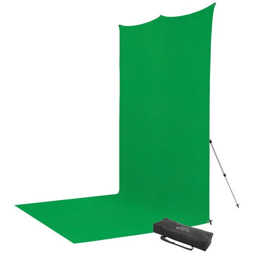  Westcott X-Drop Pro Wrinkle-Resistant?Sweep Backdrop Kit (Chroma-Key Green, 8 x 13')