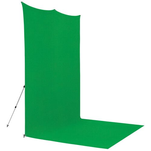  Westcott X-Drop Pro Wrinkle-Resistant?Sweep Backdrop Kit (Chroma-Key Green, 8 x 13')